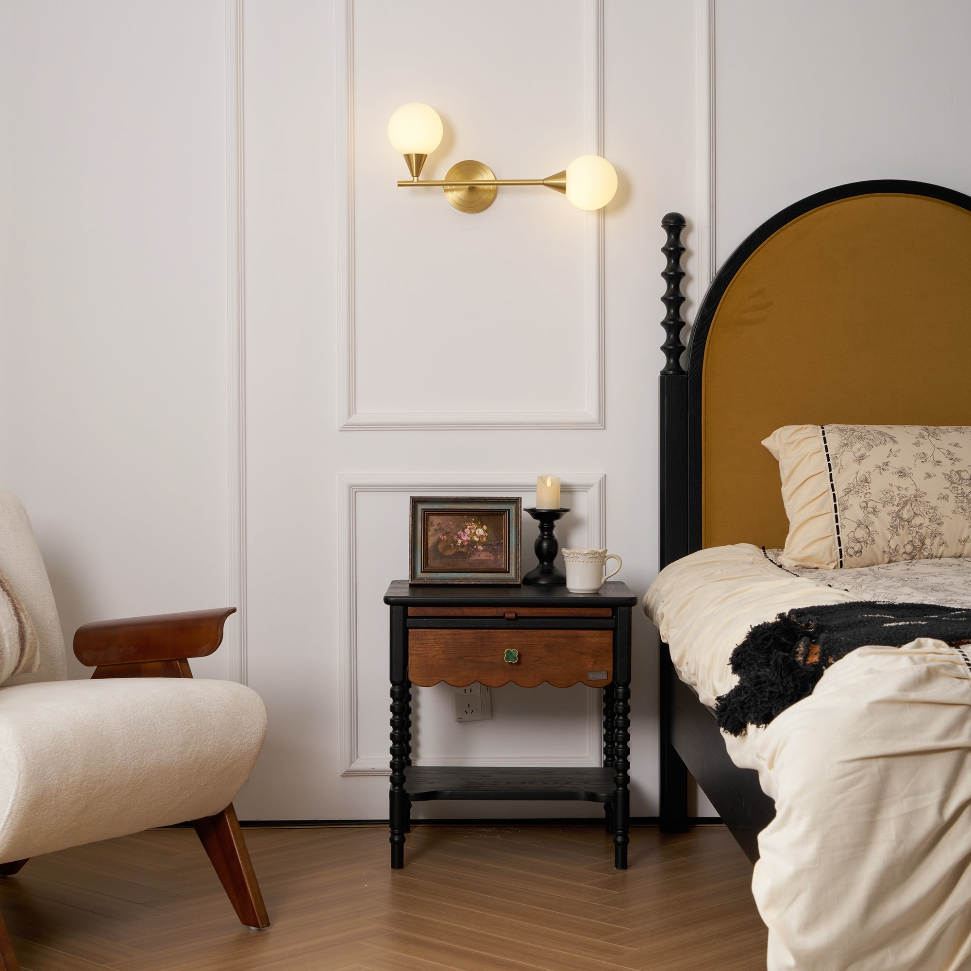 Holten Brass Armed Sconce T1633