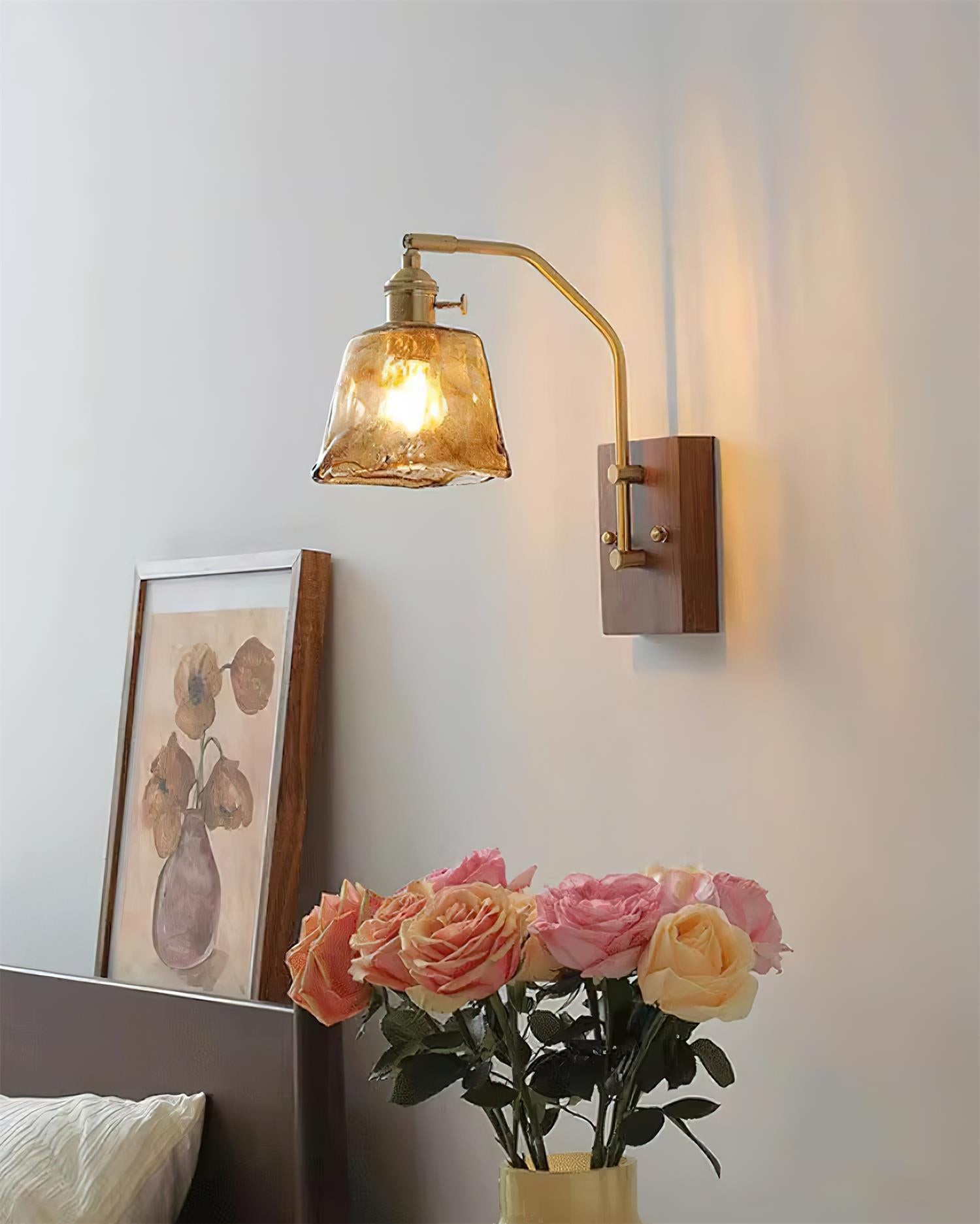 Vintage Morning Glory Shape Wall Lamp M83