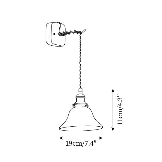 Bell Brass Wall Lamp M186