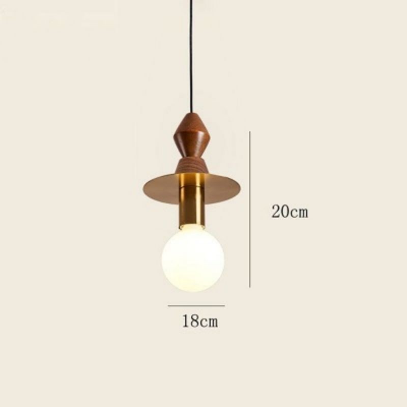 Creative Simple Wooden Pendant Light S155