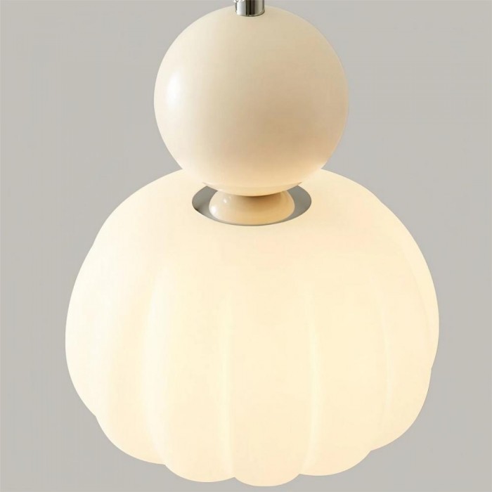 Ornavigo Cream Bauhaus Pumpkin Pendant — Living Room & Dining Area S199