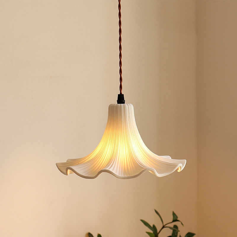 Petalis Charm French Petal Ceramic Pendant Light T2177