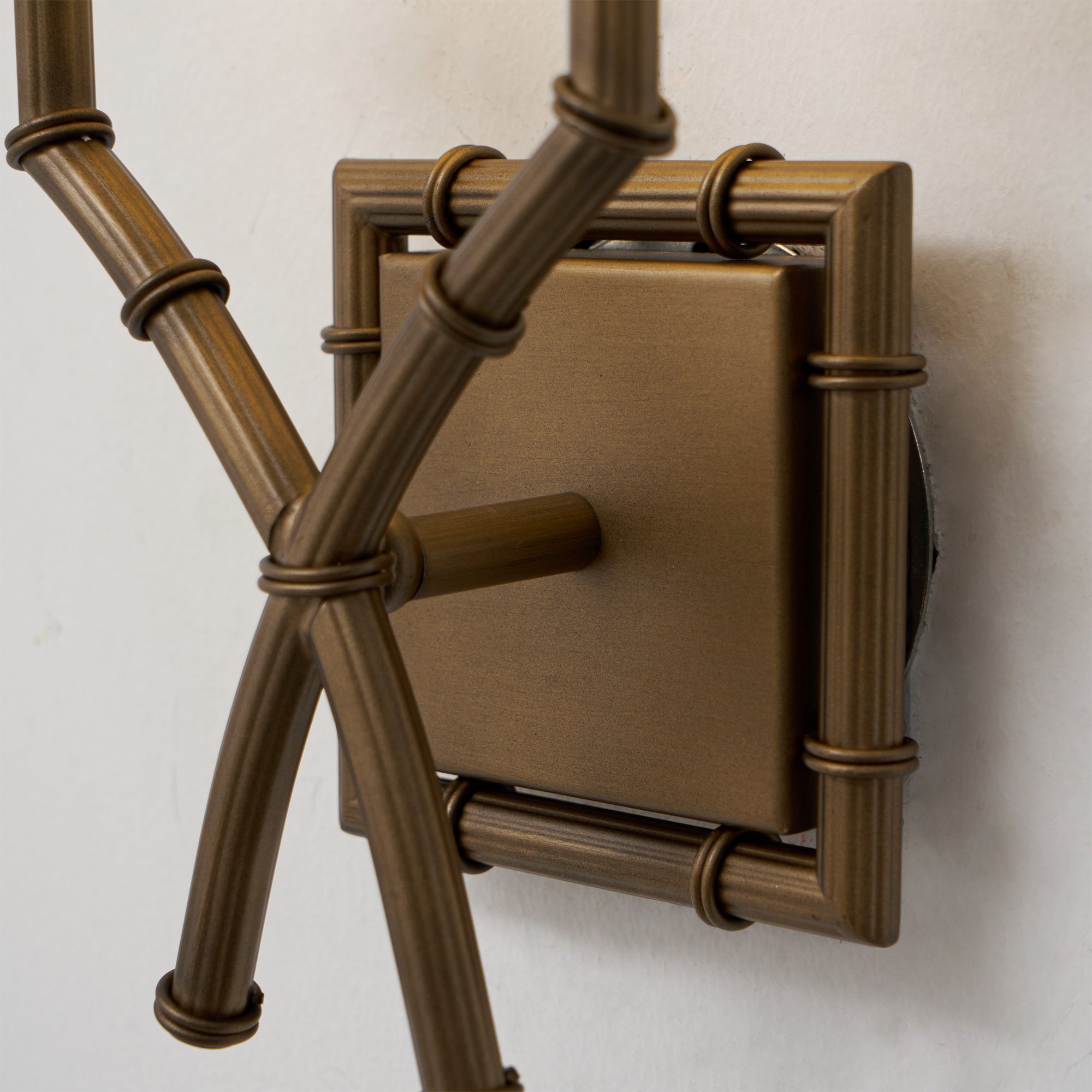 Double Arm Bamboo Sconce T1810