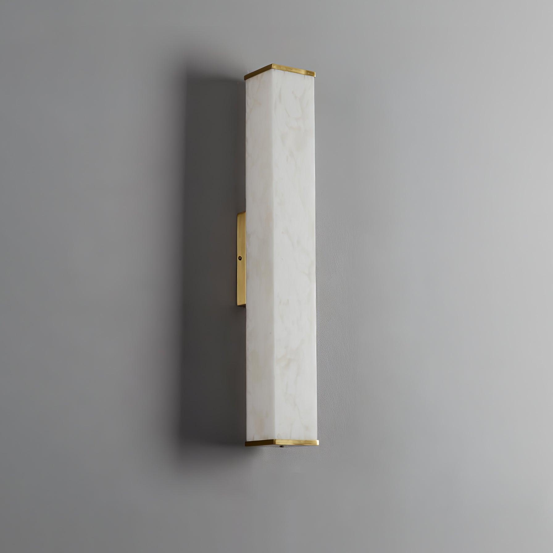 Cuboid Alabaster Wall Light T1622