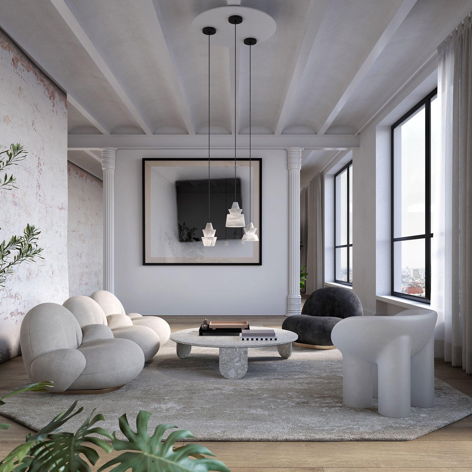 Nordic Marble Pendant Light M356