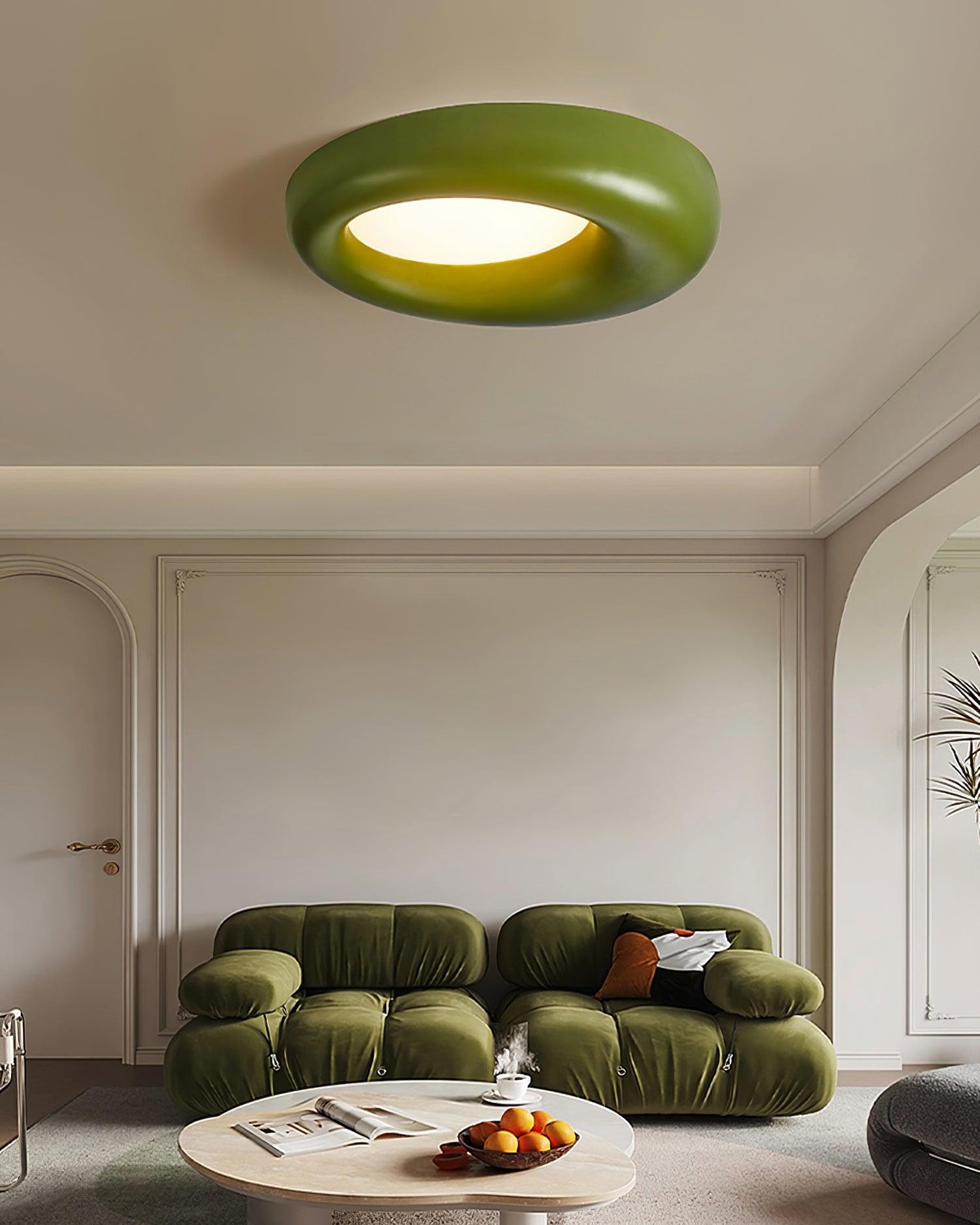 Center Offset Concentric Circle Acrylic Ceiling Lamp M308