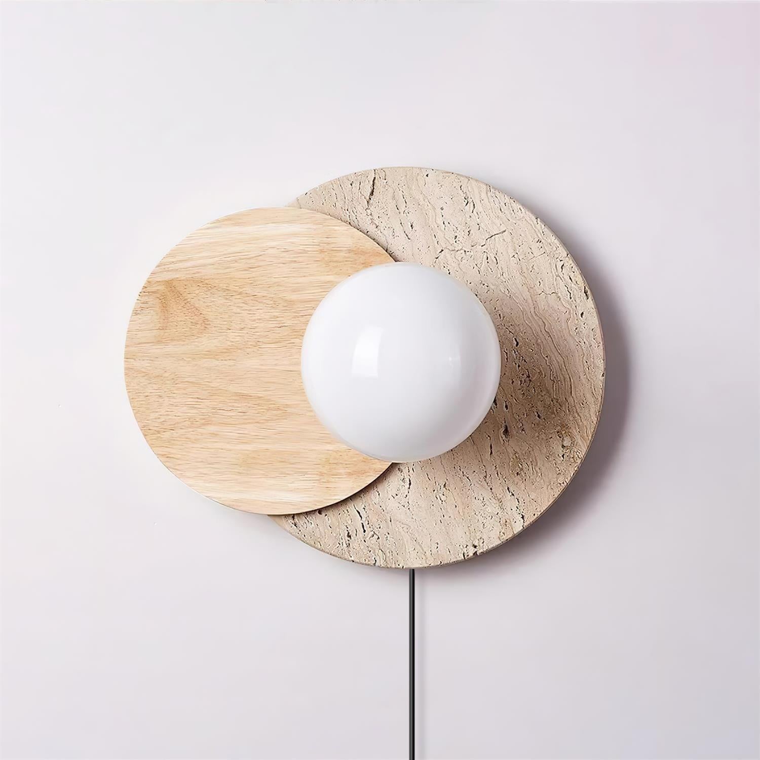 Wabi-sabi Eclipse Plug-In Wall Lamp M439