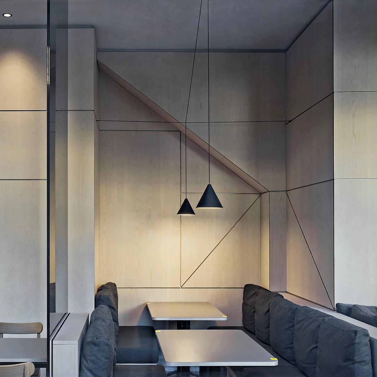 String Light Cone Pendant Light