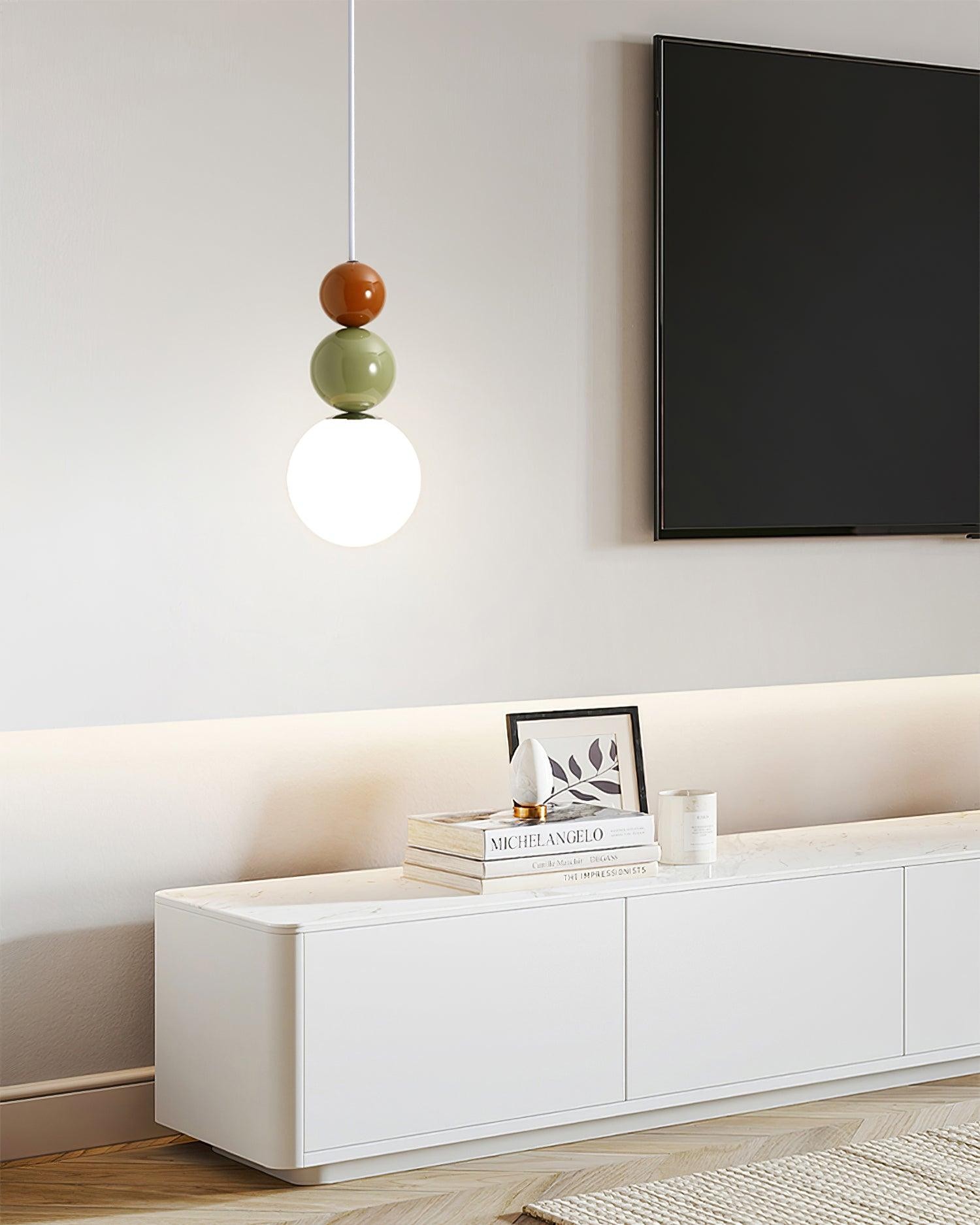 Nordic Cream Modern Simple Dot Pendant Lamp M285