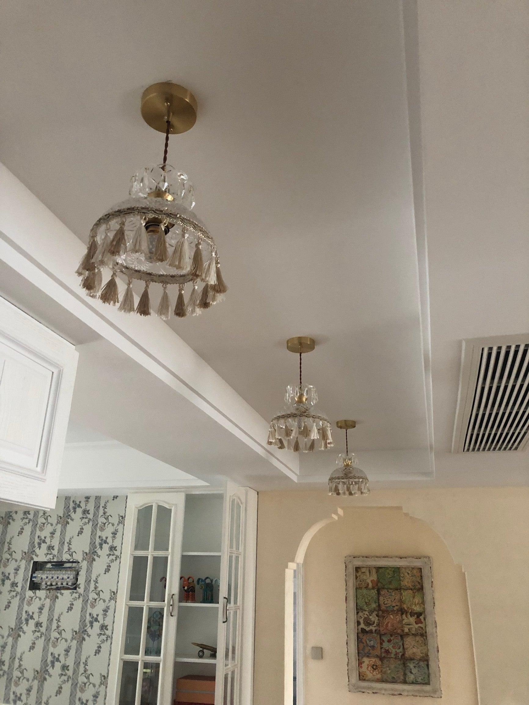 Bowl Tassel Pendant Light M387