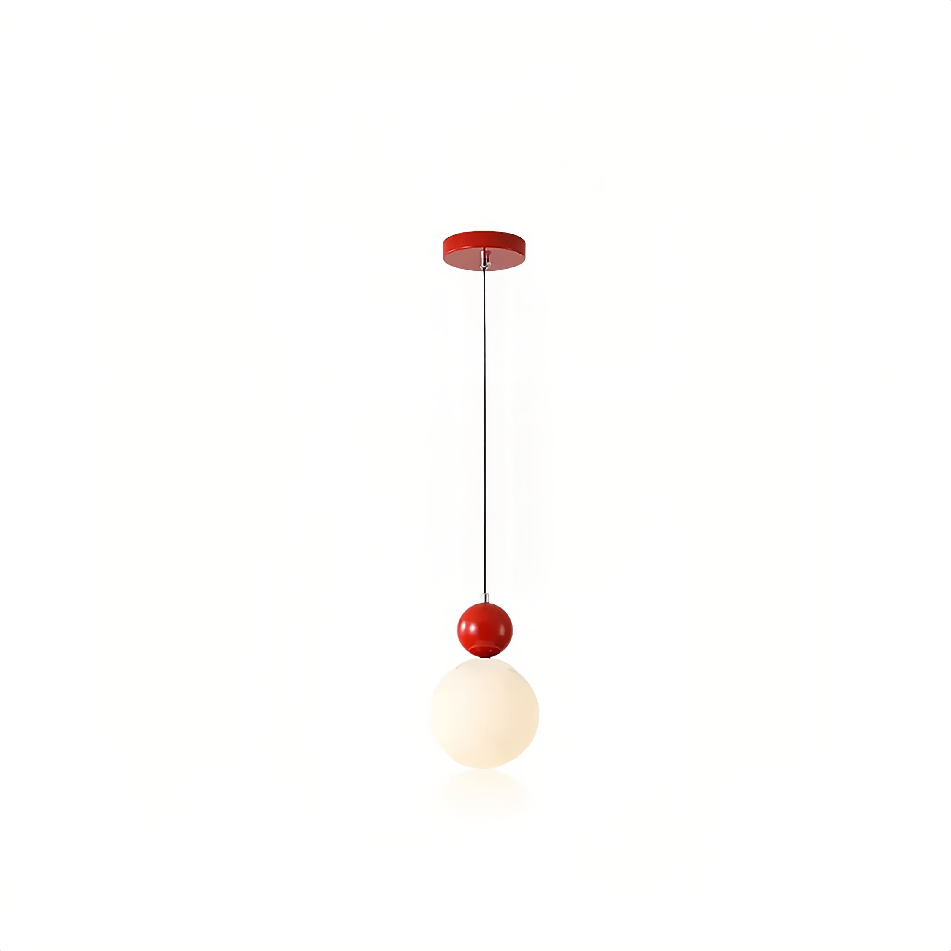 Modern Glass Pendant Light – Minimalist Warm Glow for Dining & Bar S240