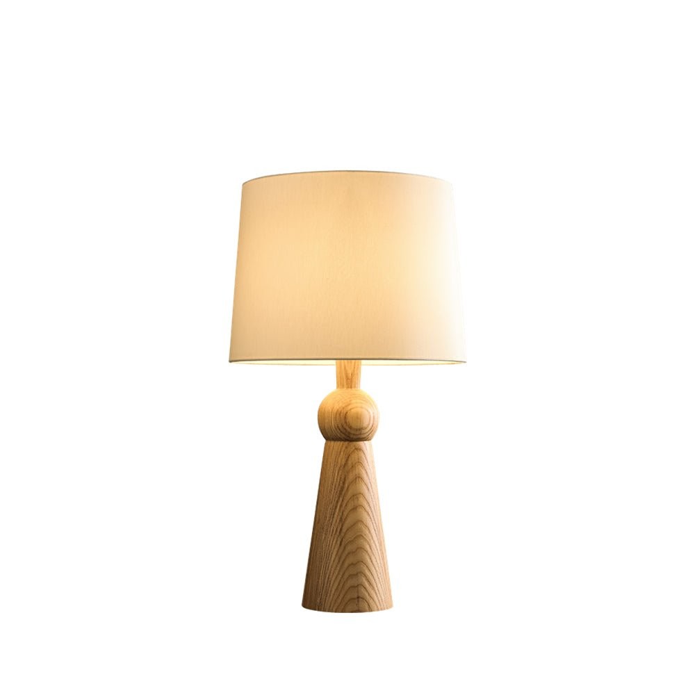 Nordic Retro Solid Wood Fabric Table Lamp M572