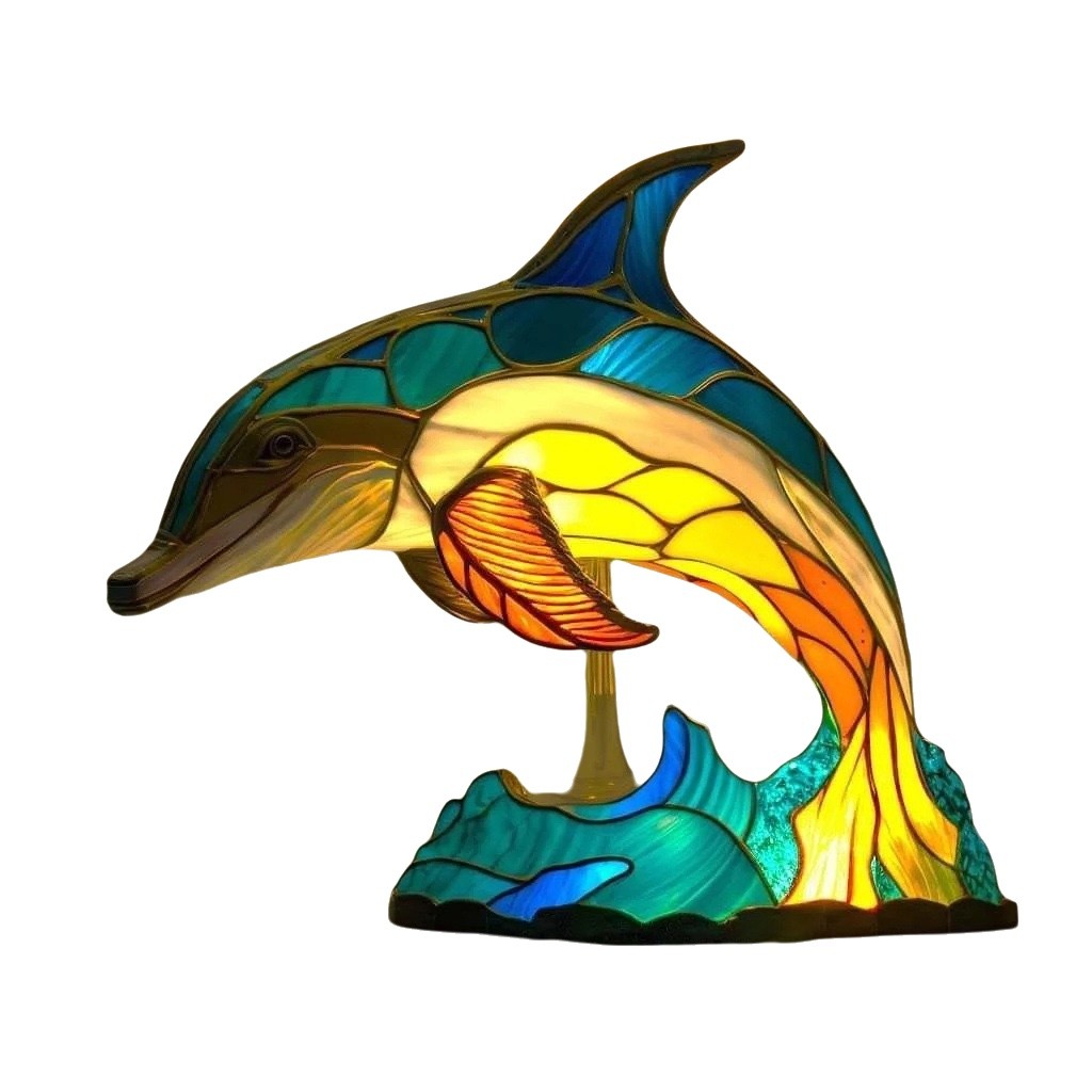 Magical Animal Statue Resin Table Lamp M537
