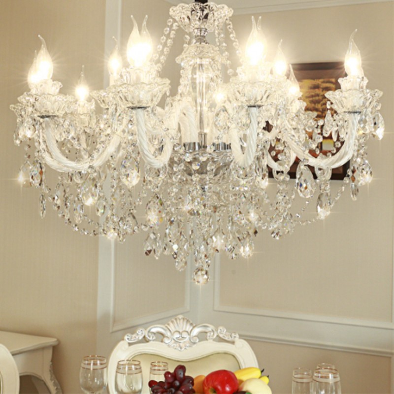 Candlestick Crystal Chandelier