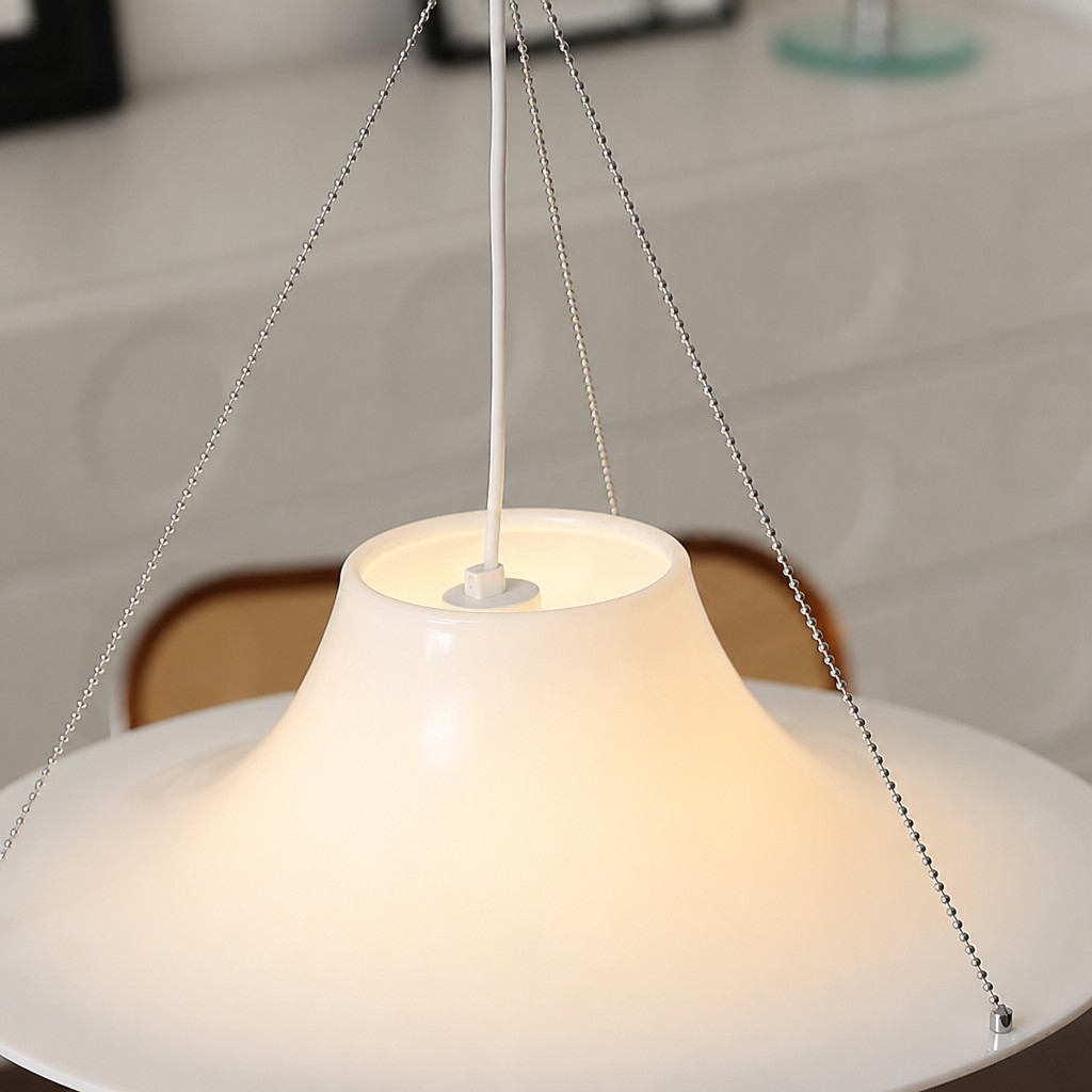 Saebery UFO-Shaped Pendant Lamp - Elegant Design Ideal for Kitchen or Workspace T2276