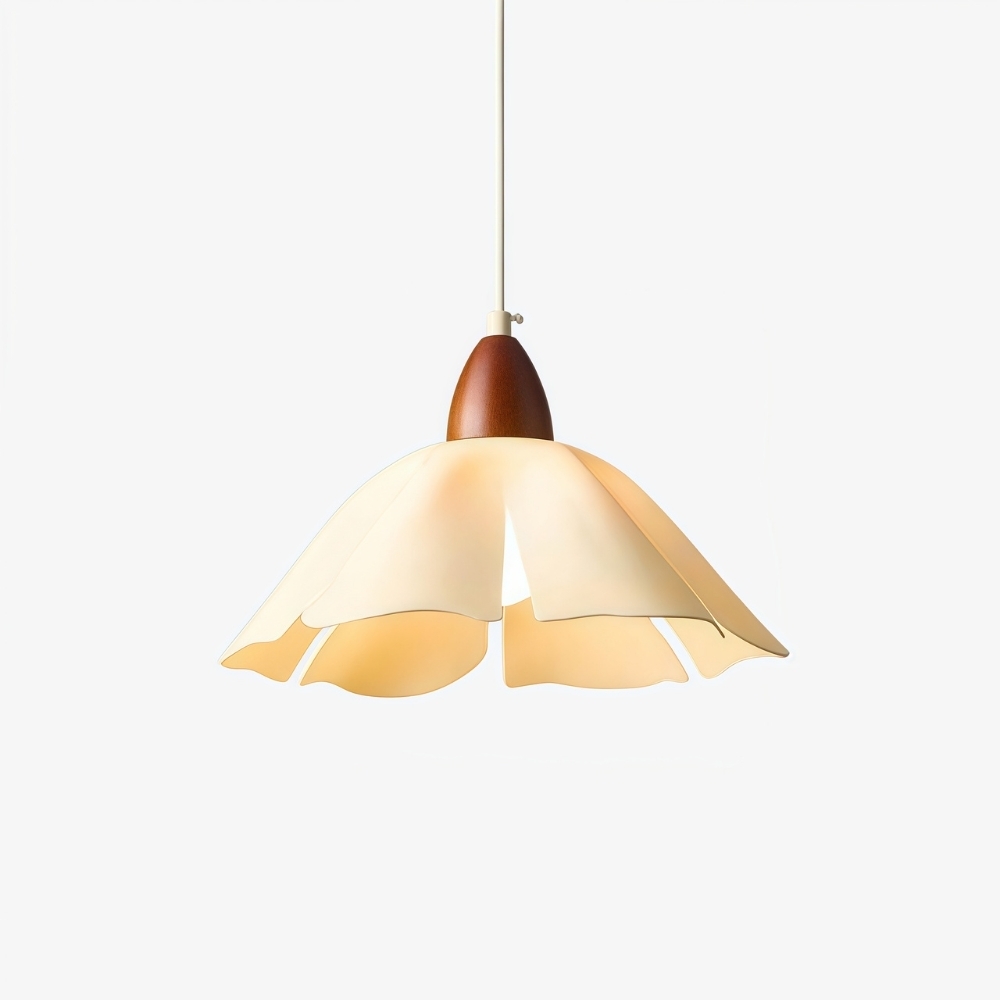 Floral Pendant Light - Modern Acrylic and Iron for Bedroom S402