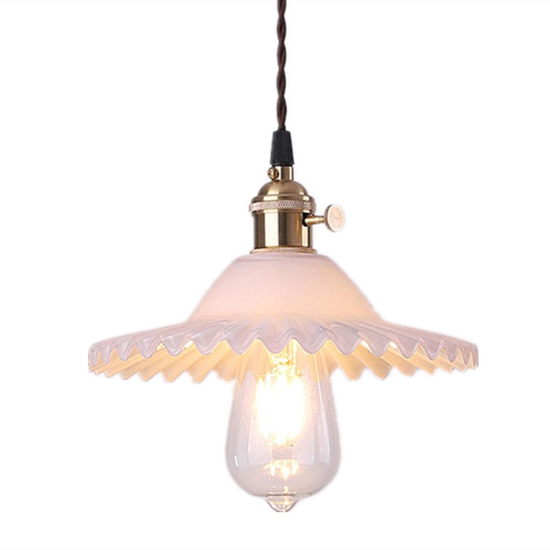 Exotic Vintage Glass Pendant Light
