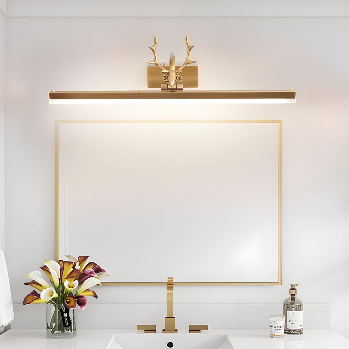 Metal Antler Linear Design Wall Lamp M582