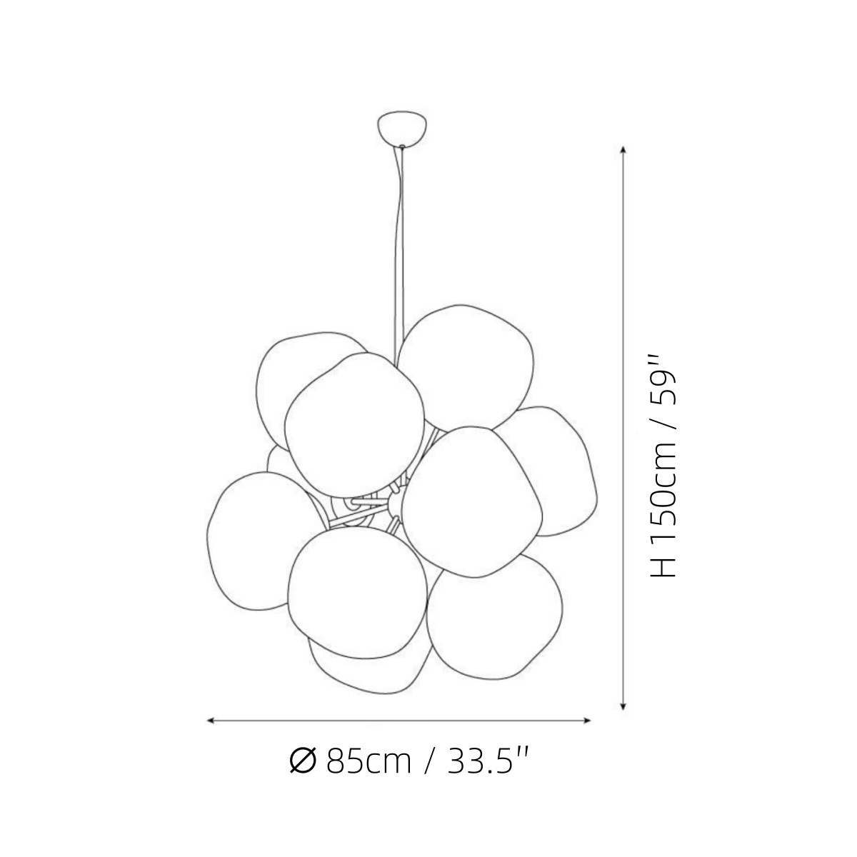 Bubbles Pendant Lamp P032