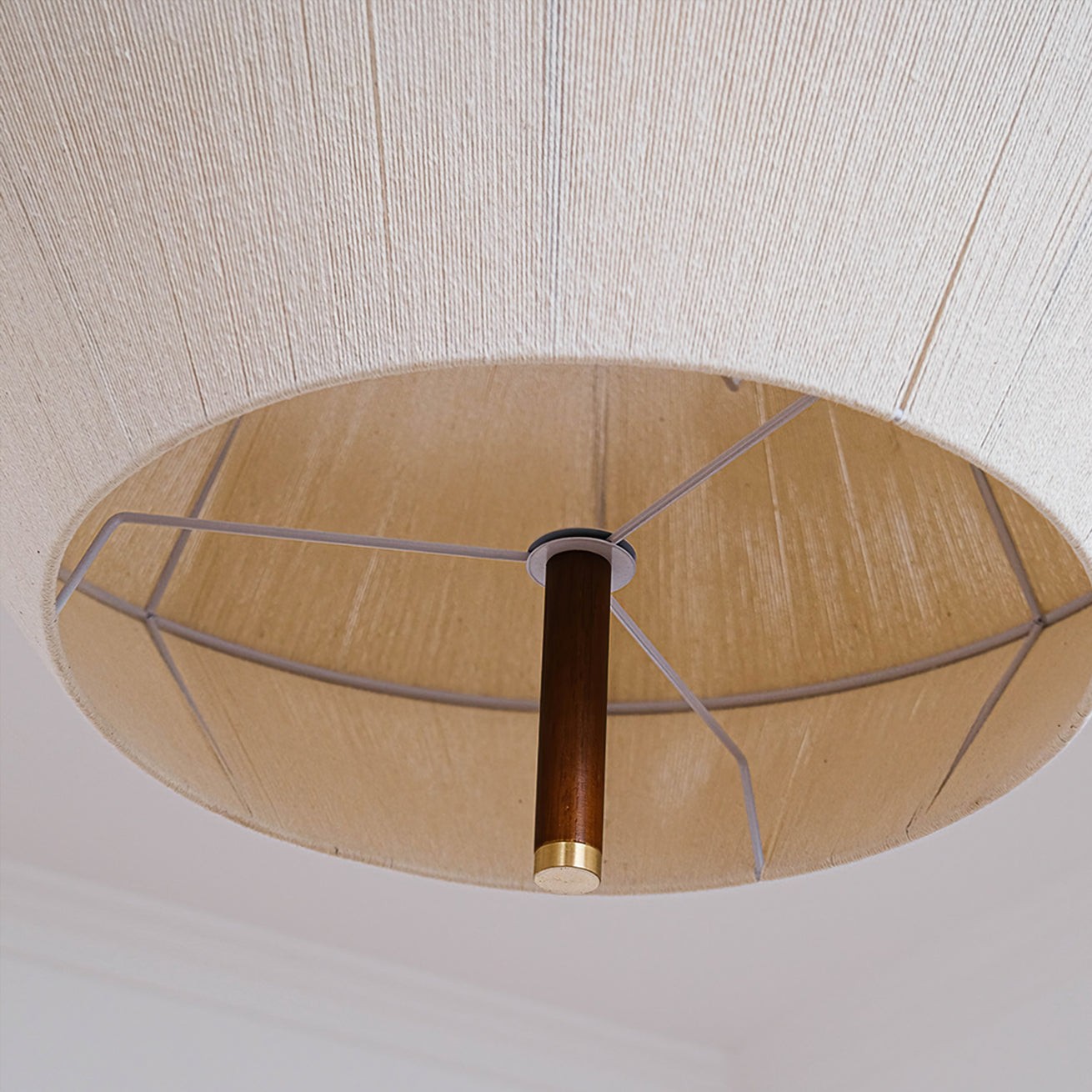 Japanese Wabi-Sabi Style Woven Fabric Pendant Lamp M10