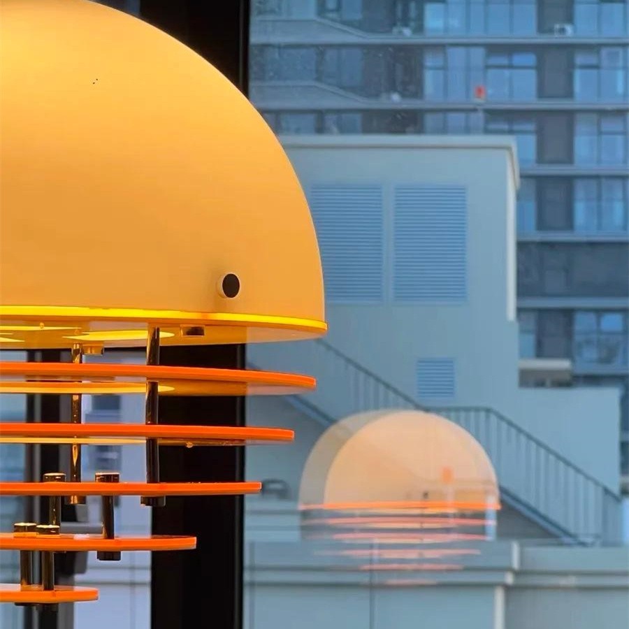 Bauhaus Sunset Pendant Lamp - Warm Ambient Lighting for Living Room S213