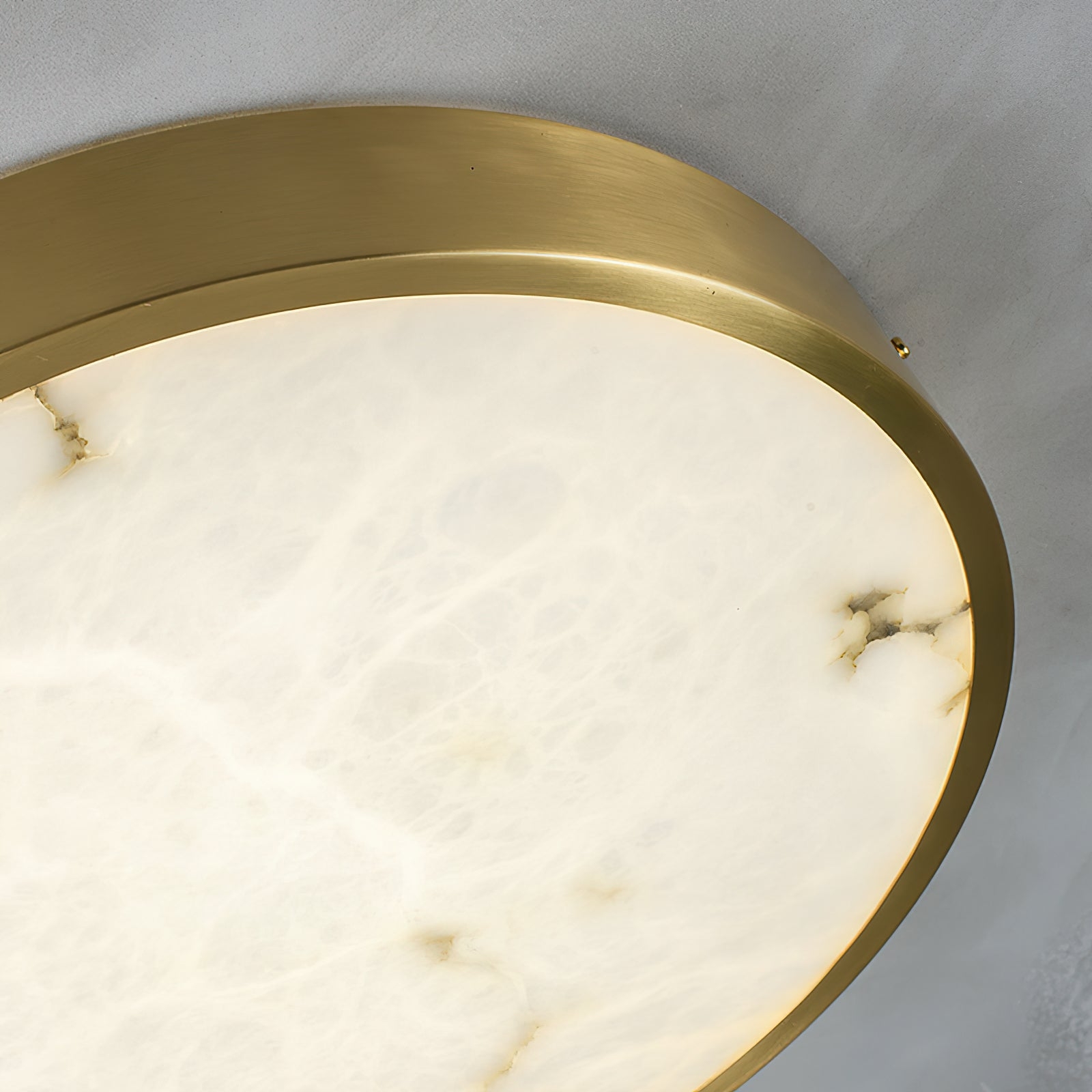 Geometric Alabaster Recessed Ceiling Light T1655
