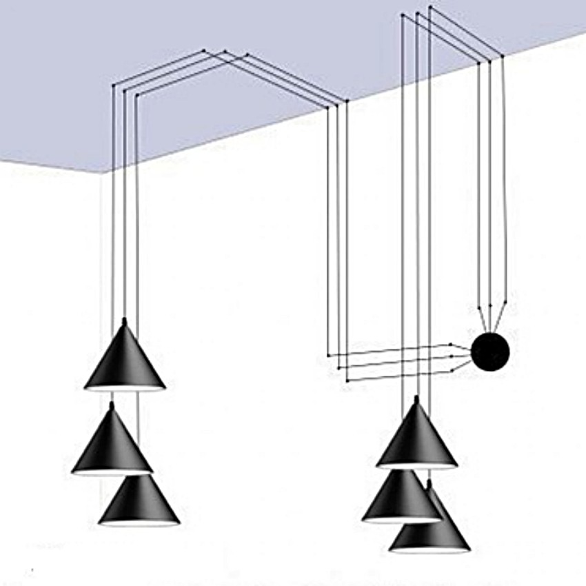 String Light Cone Pendant Light