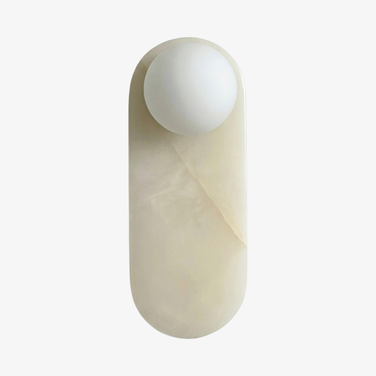 Vinbrea Stone Wall Lamp Organic Texture - Mid-Century Accent Light for Bedroom and Hallway T1221