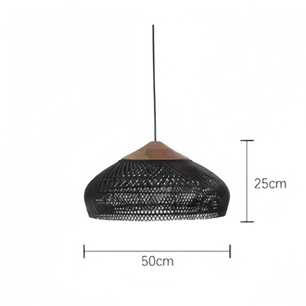 Retro Bohemian Rattan Pendant Light T2060