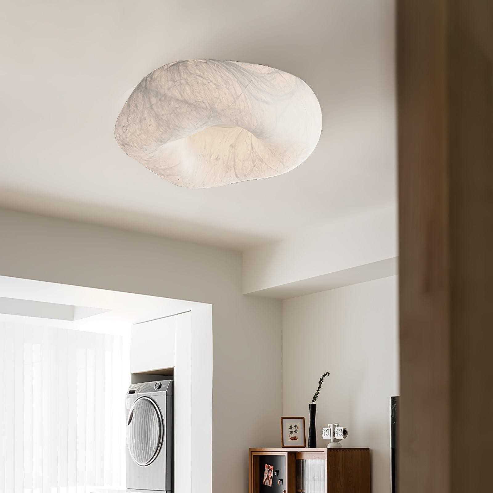 Modern Simple Silk LED Living Room Ceiling Lamp M193