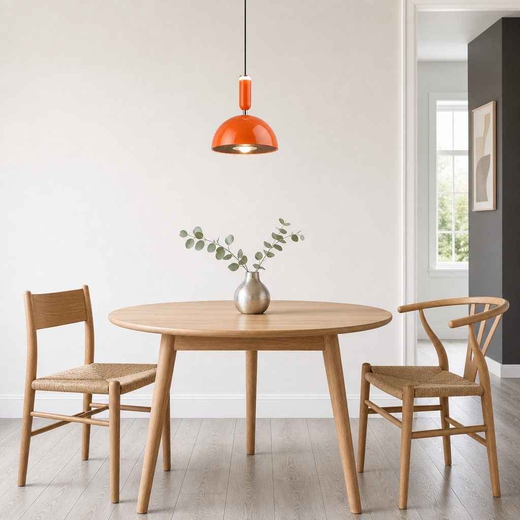 Veridia Nordic Pendant Light - Modern Adjustable Hanging Lamp for Dining Room and Living Space T2201