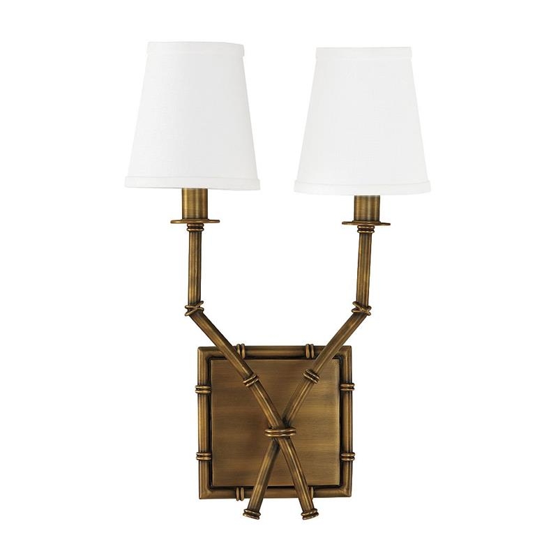 Double Arm Bamboo Sconce T1810
