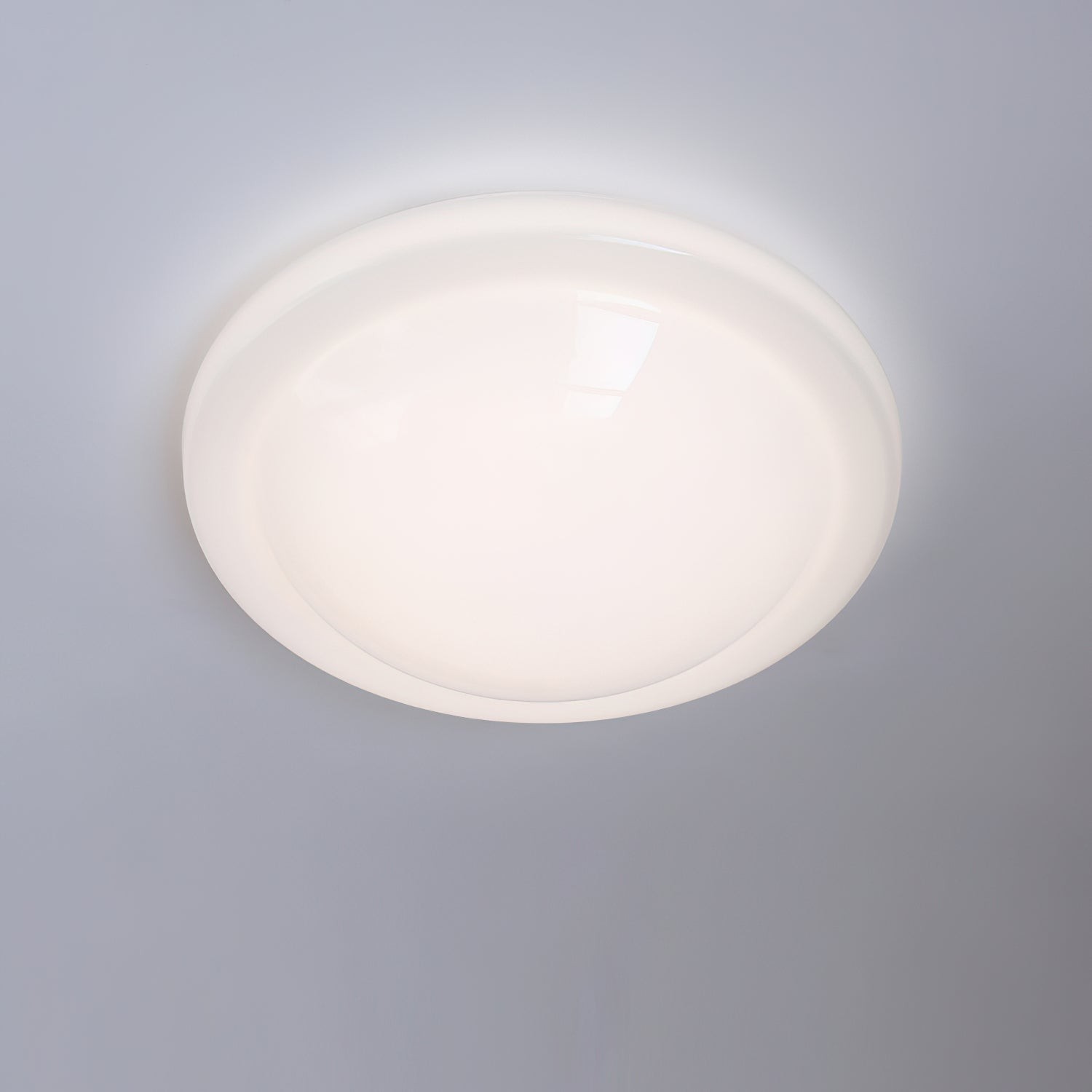 Modern Miminalist White Glass Led Ceiling Lamp M307