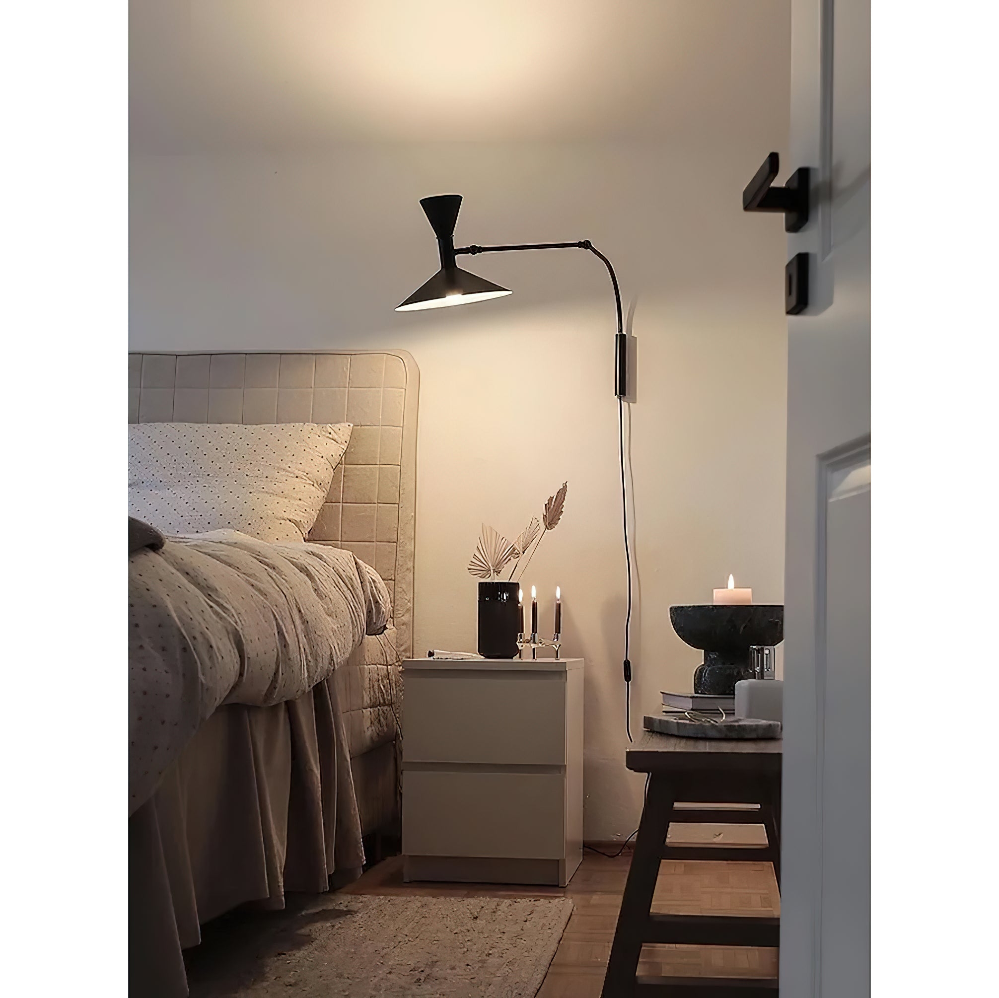 Marseille Swing Arm Plug-in Sconce T1947