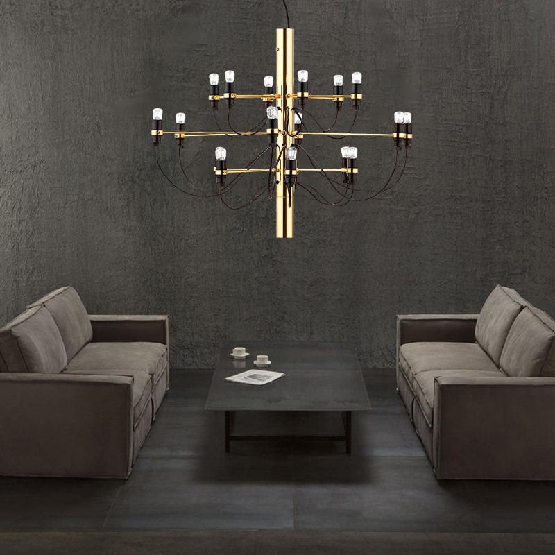 Tendrila Multi-Light Chandelier - Industrial Style Pendant Light for Dining Room