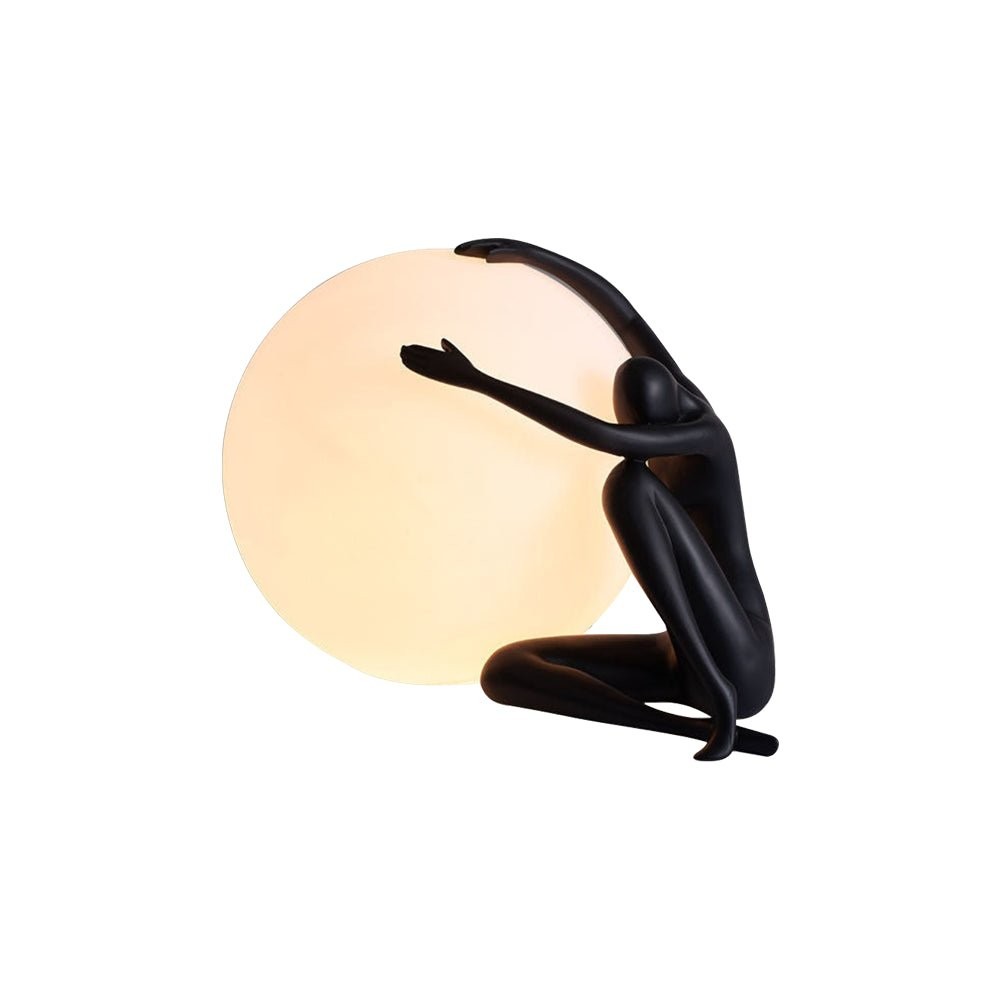 Humanoid Ball Holding Table Lamp M583