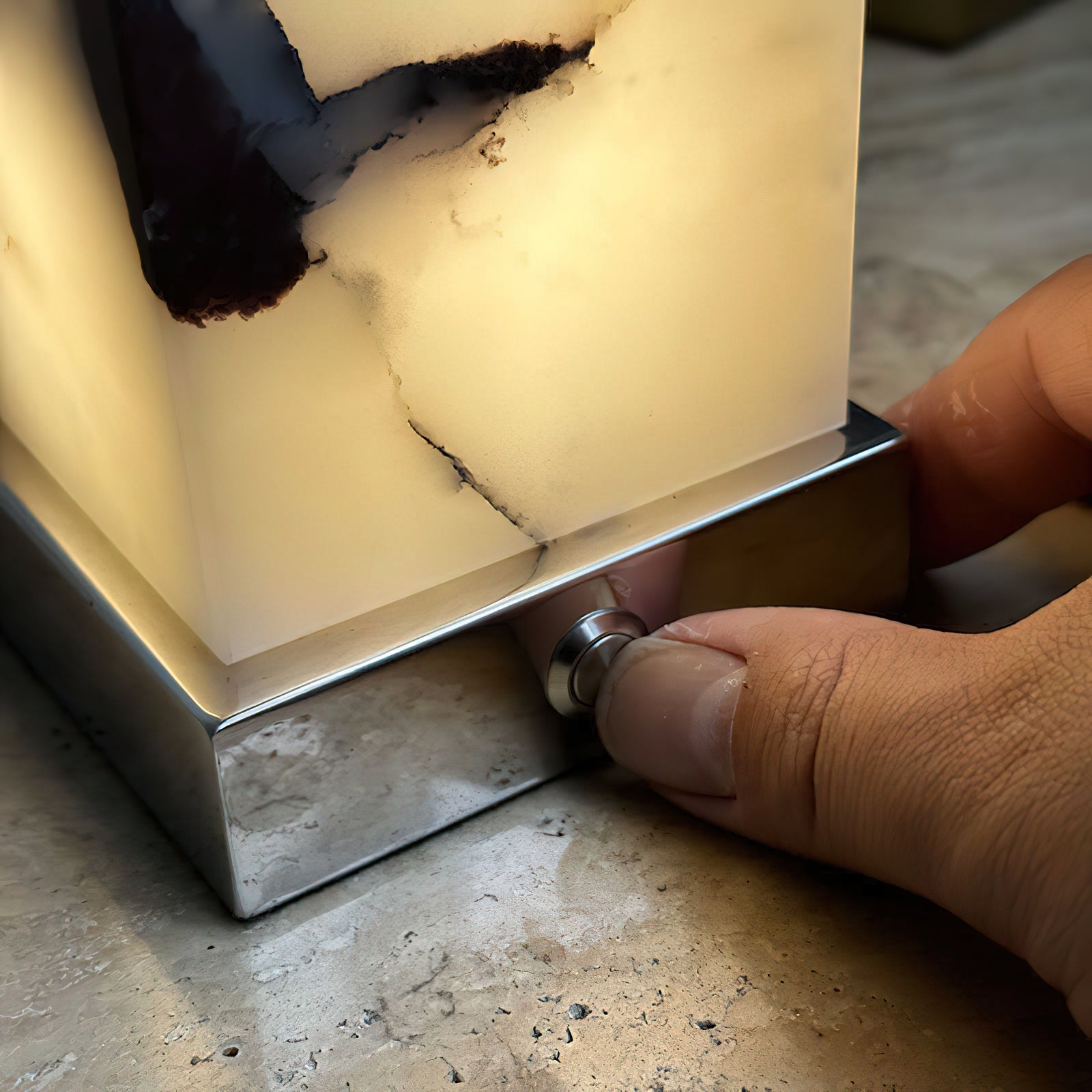 Cube Marble Table Lamp T1798