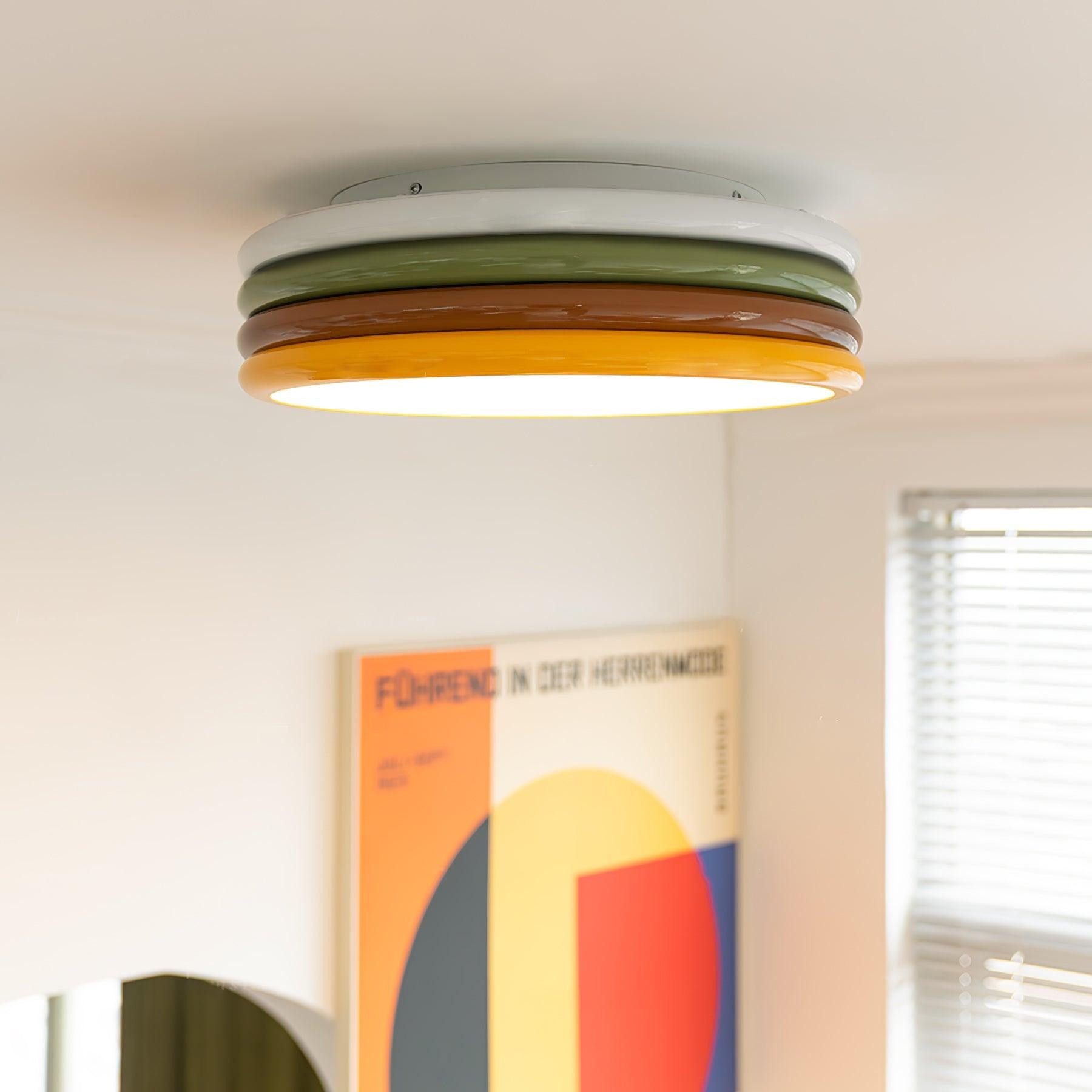 Scandinavian Simple Colorful Acrylic Ceiling Lamp For Bedroom M377