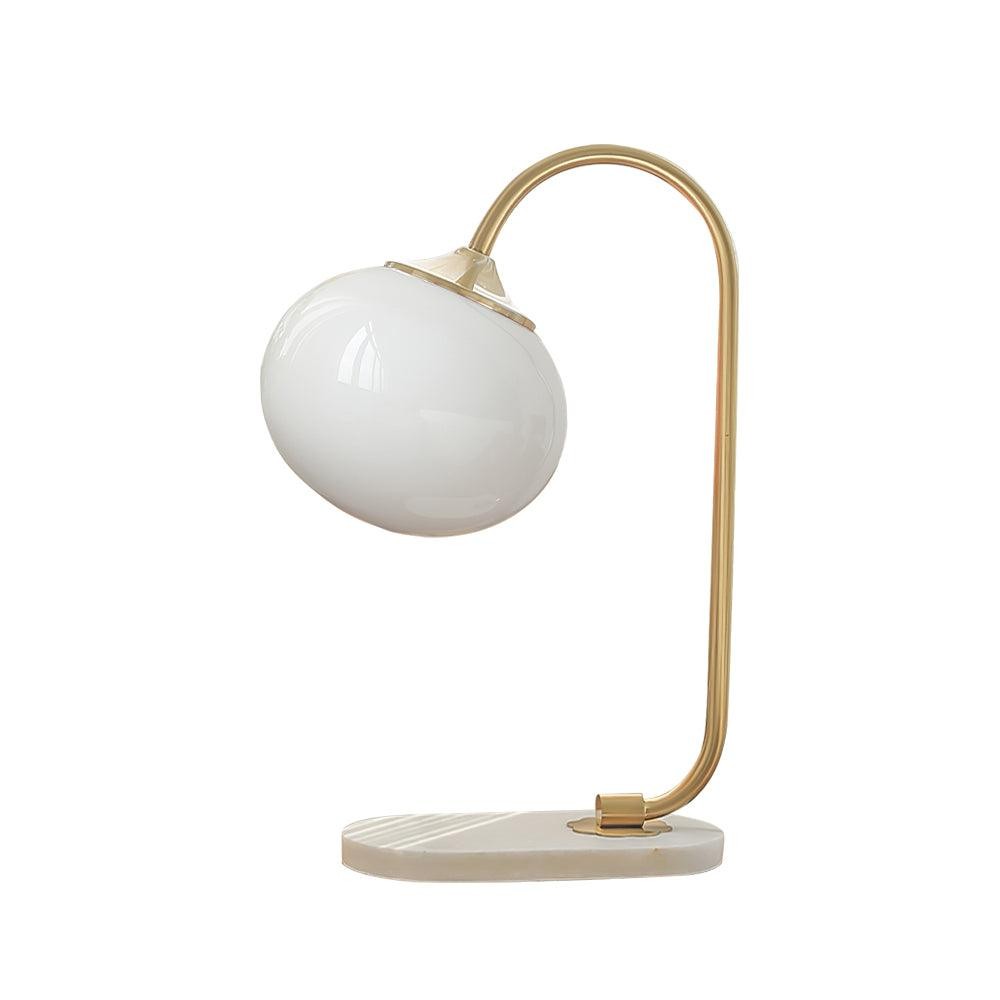 Scandinavian Cream Ball Table Lamp For Living Room M348