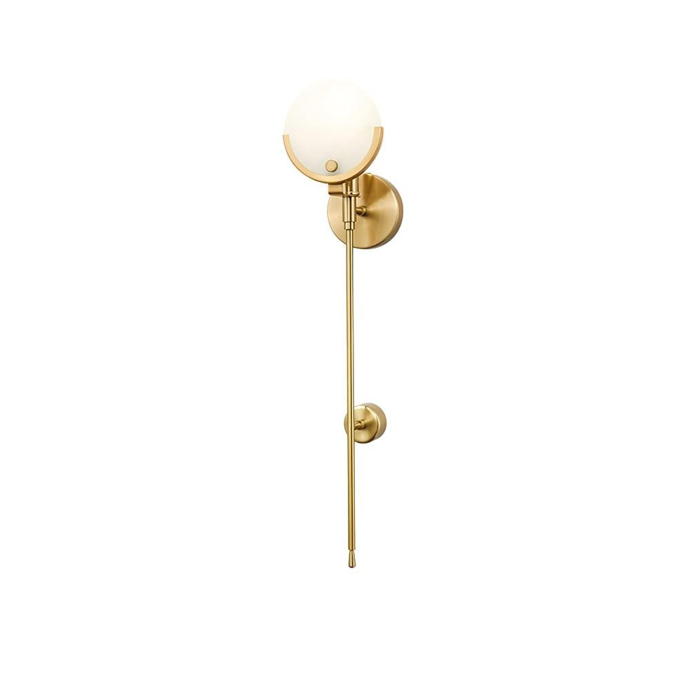 Metal Brass Spherical Bedroom Wall Lamp M573