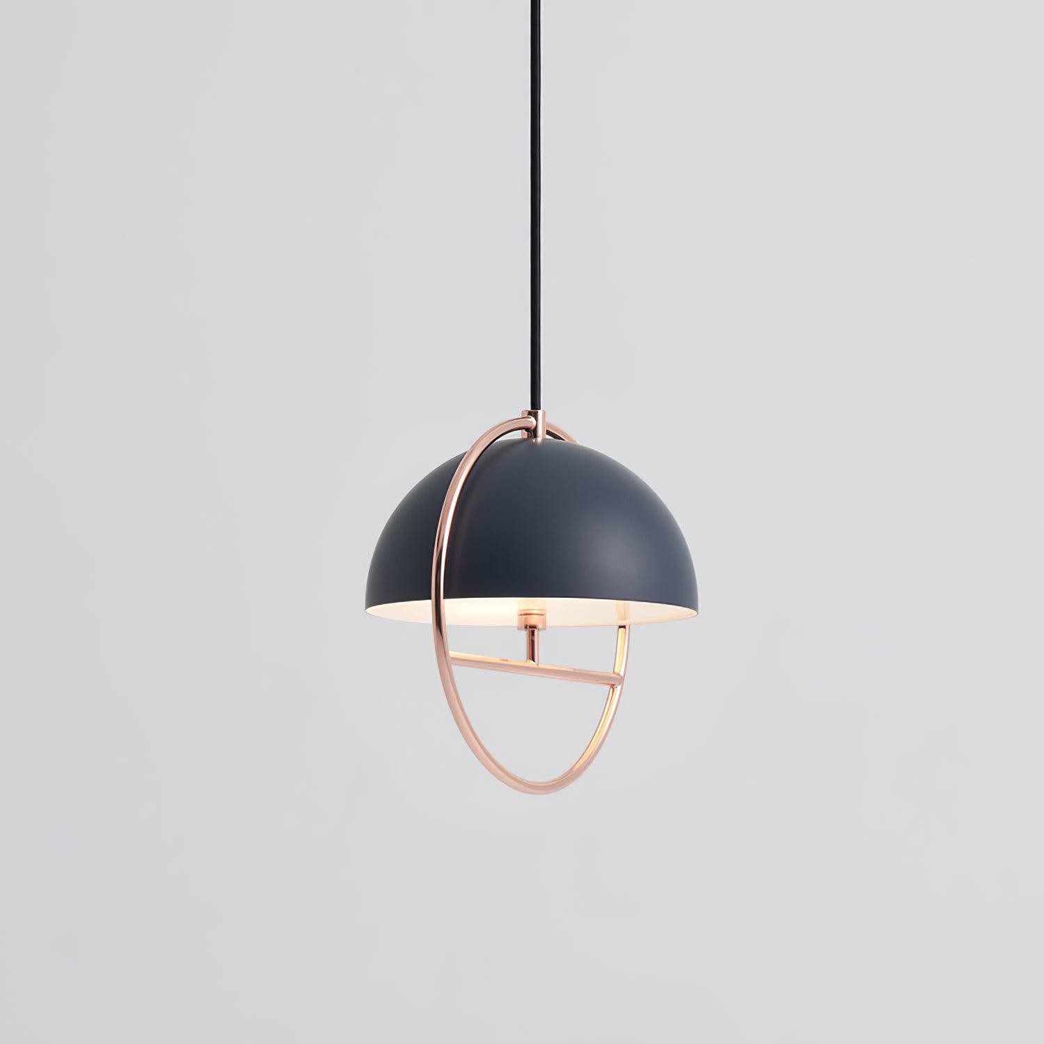 Nordic Hemispherical Ring Metal Pendant Lamp M448