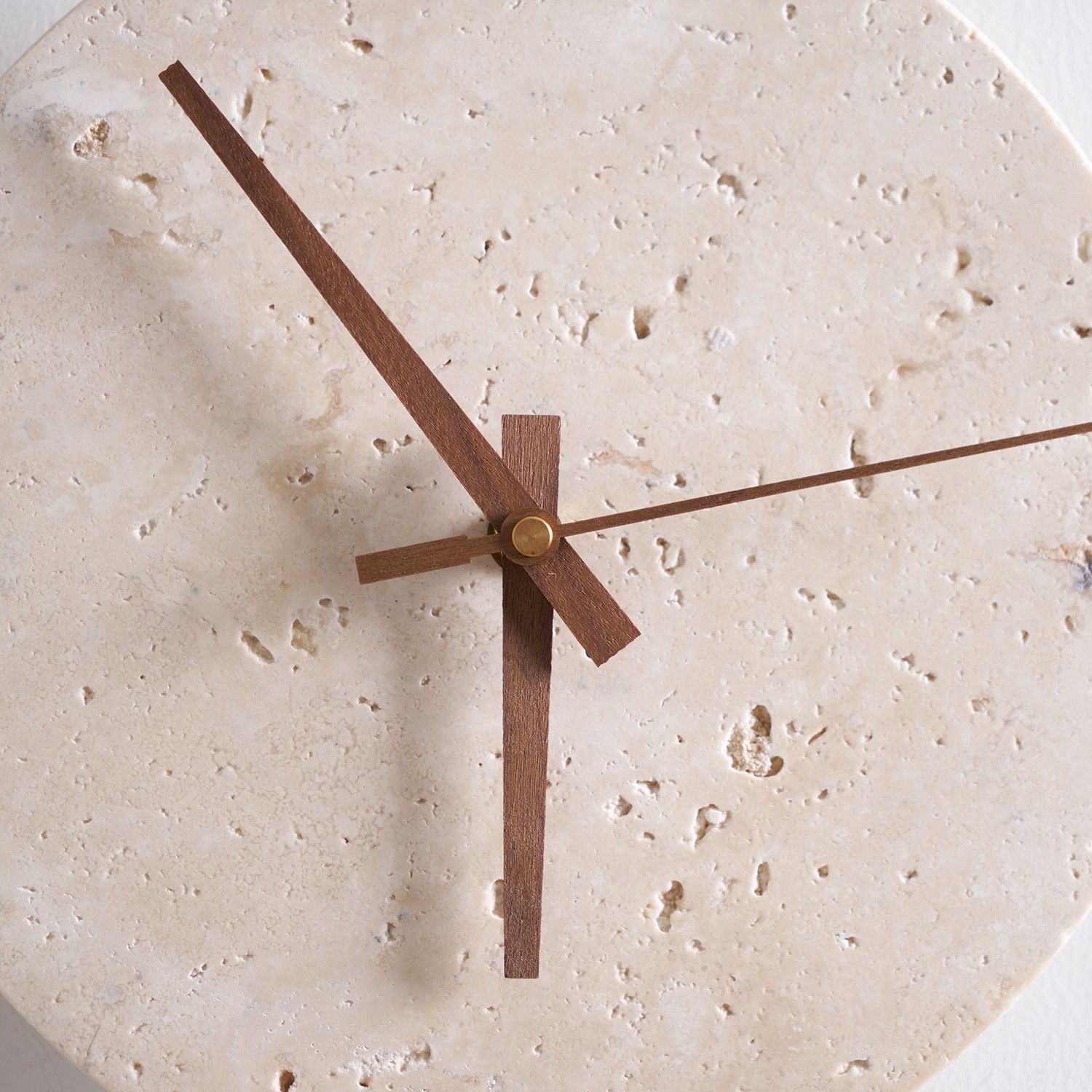 Round Stone Clock Wall Light - Wabi Sabi Lamp for Bedroom P079