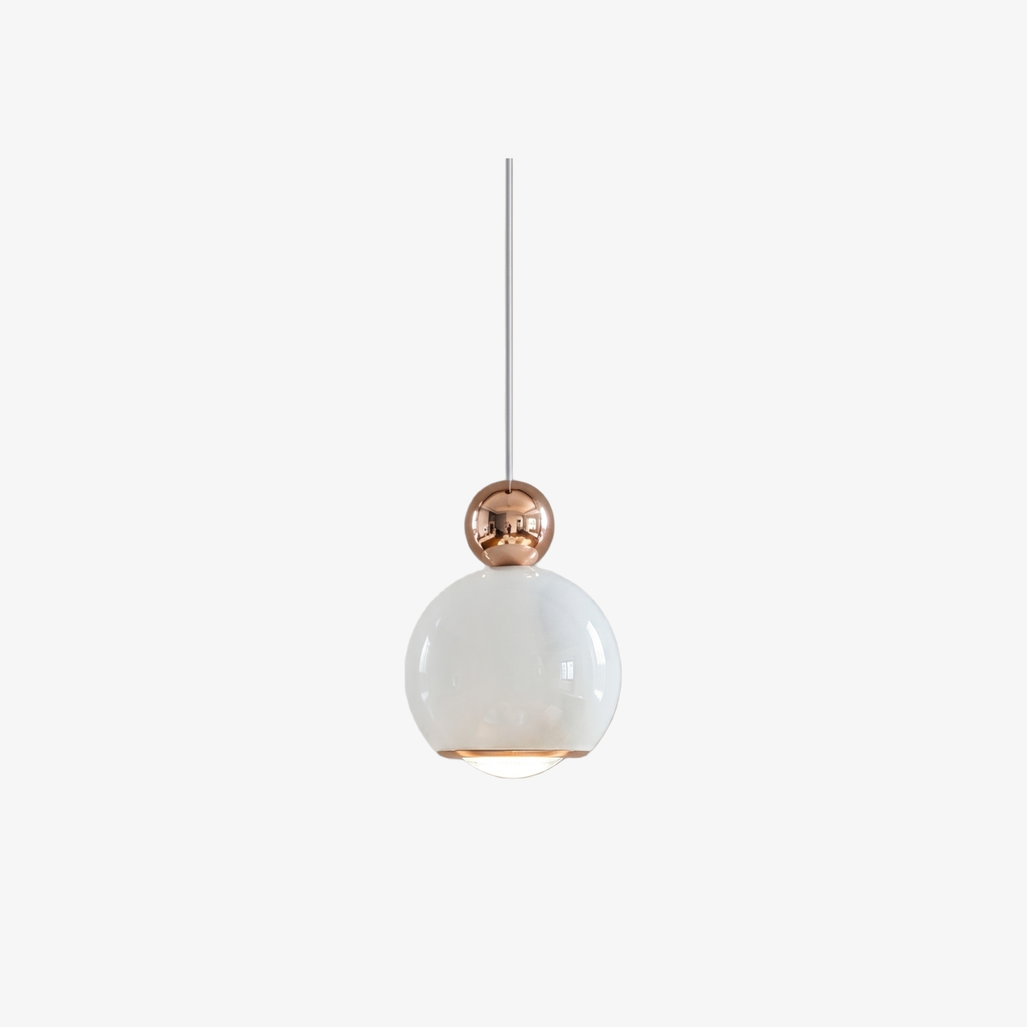 Glintap Cream Style Pendant Lamp - Adjustable Lift Pendant with Touch Tri-Color LED T2197