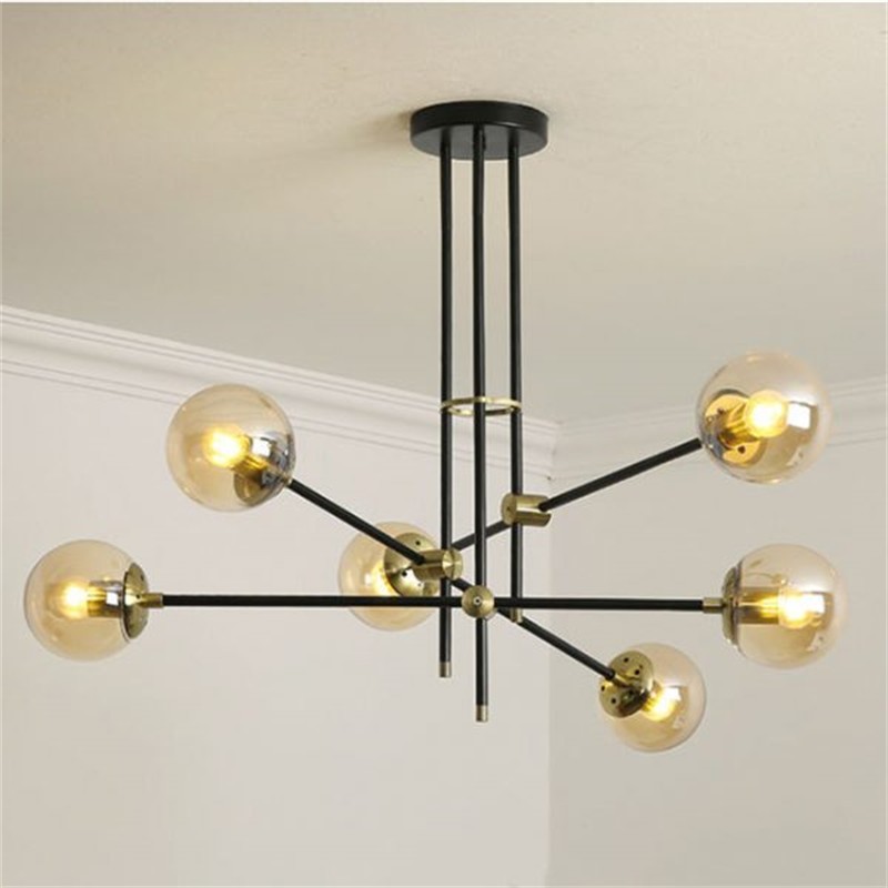 Geometric Magic Bean Chandelier