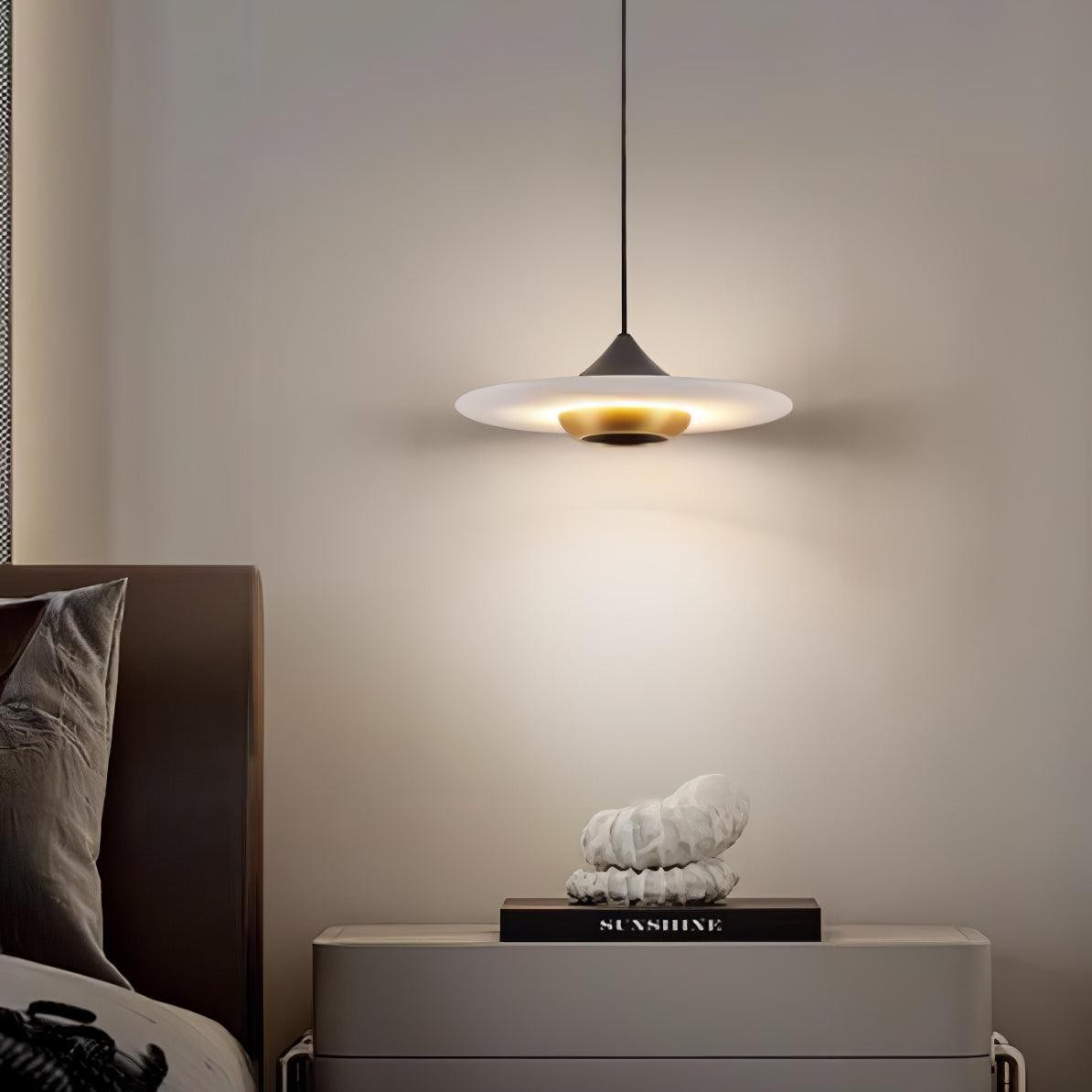 Flying Saucer Marble Pendant Lamp M455