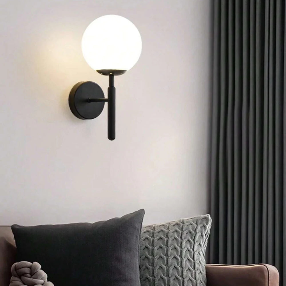 Milky Glow Modern Metal Wall Lamp T2015