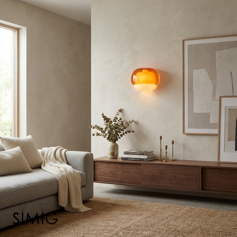 Clinco Double Sphere Glass Sconce ‑ Stylish Ambient Wall Lighting T416