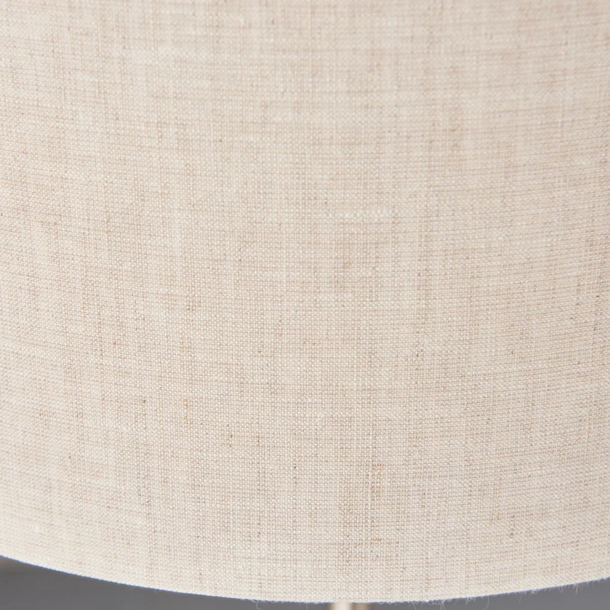 Tela 1‑Light and 3‑Light Table Lamp - Modern Linen & Metal for Bedside or Living Room T847
