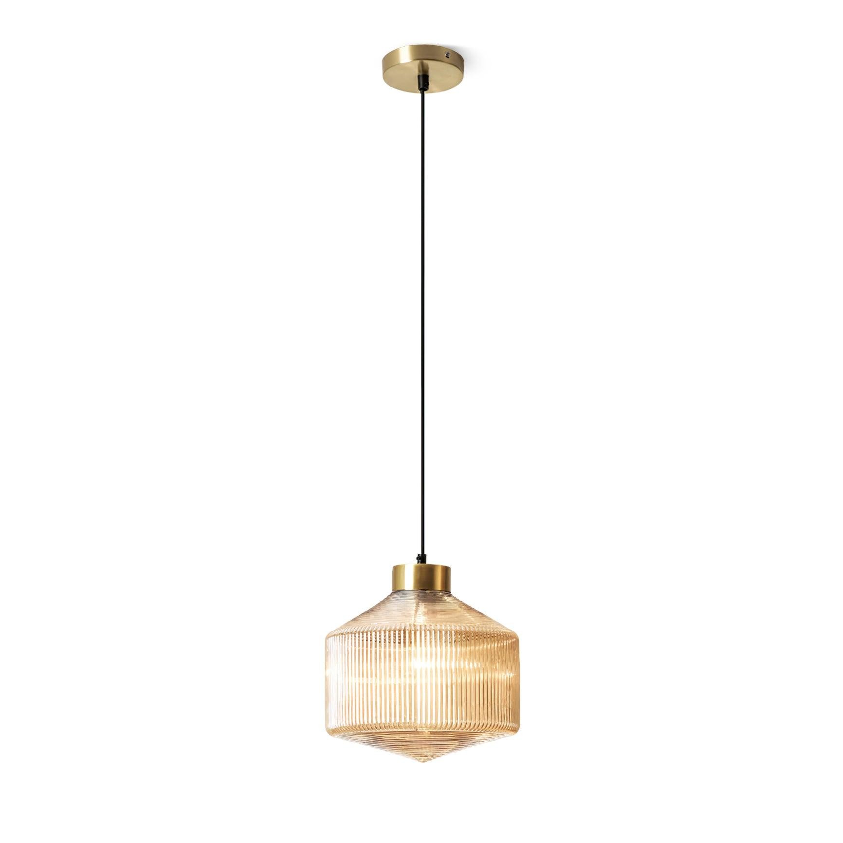Striped Spinning Top Pendant Light M505
