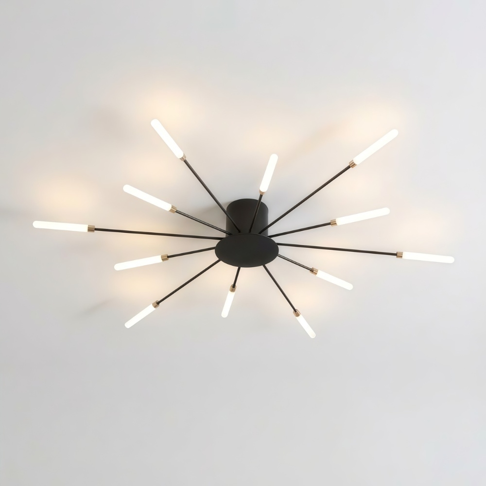 Sputnik Led Fireworks Flush Mount Ceiling Light S40